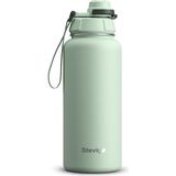 Stevig 1 Hand Leak-Proof Sızdırmaz Çelik Termos 1000 ml Smoke Green ST-218 - Çok Renkli