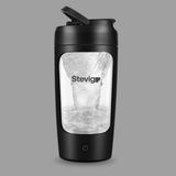 Stevig 4 Gym Şarj Edilebilir Elektrikli Protein Shaker 650 ml Siyah ST-225