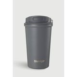 Stevig 4 Work Flip Open Coffee Mug Çelik Termos 400 ml Grey ST-251 - Gri - 0,40 lt