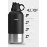 Stevig St-212 4 Multi-Cup 1.9 L Siyah Çelik Termos