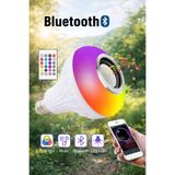 stfast st Bluetooth Hoparlörlü RGB LED Akıllı Ampul – Müzik Senkronlu Renk Değiştiren Kumandalı LED Lamba