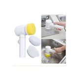 STFAST Turbo 3 Başlıklı Şarjlı Temizleme Fırçası Oto Tuvalet Lavabo Küvet Tencere Temizlik Fırçası Robotu