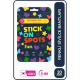 Stick On Spots S.o.s Band Fun - 20 Adet Sivilce/akne Bandı - Pimple Patch- Hidrokolloid Bant