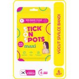 Stick On Spots S.O.S Maxi - 6 Adet Vücut&Yüz Sivilce/Akne Bandı - Pimple Patch - Hidrokolloid Bant