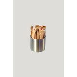 Stick Şekerlik 6.5 cm | 304 Paslanmaz Çelik Yuvarlak Stik Şekerlik | Çubuk Poşet Şekerlik