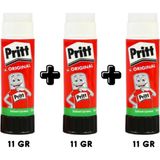 Stick Yapıştırıcı 11 gr 3'lü Paket - Şeffaf