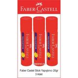 Stick Yapıştırıcı 20 gr (3 Adet) - Kırmızı