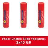 Stick Yapıştırıcı 40 gr 3 Adet - Kırmızı