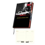 Sticker Art 2026 Atatürk Ajanda Yıllık Atatürk Ajandası Kenar Boyalı 17x24 cm
