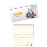 Sticker Art 2026 Haftalık Masa Takvimi Masa Sümeni Büyük Boy 33x16 cm