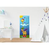 Sticker Art Çocuk Odası Bebek Odası Boy Ölçer Boy Cetveli Sticker Zürafa