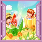 Sticker Art Çocuk Odası Bebek Odası Pencere Poster Duvar Kağıdı Bebek Arabası
