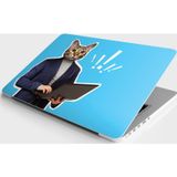 Sticker Art Laptop Sticker Bilgisayar Notebook Pc Kaplama Etiketi Kedi Yüzü Adam