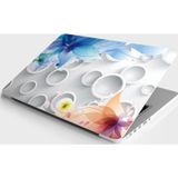 Sticker Art Laptop Sticker Bilgisayar Notebook Pc Kaplama Etiketi Yuvarlak Desen Çiçek