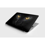Sticker Art Laptop Sticker Notebook Pc Kaplama Etiketi Kedi Gözler - 39 x 27 cm - Renkli