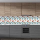 Sticker Art Mutfak Tezgah Arası Folyo Fayans Kaplama Folyosu Boyama Güller 60 x 100
