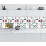 Sticker Art Mutfak Tezgah Arası Folyo Fayans Kaplama Folyosu Fayans Karo 60x200 CM