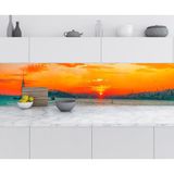 Sticker Art Mutfak Tezgah Arası Folyo Fayans Kaplama Folyosu İstanbul Gün Batımı 60x500 CM