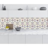 Sticker Art Mutfak Tezgah Arası Folyo Fayans Kaplama Folyosu Osmanlı Motif 60x400 CM