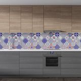 Sticker Art Mutfak Tezgah Arası Folyo Fayans Kaplama Folyosu Seramik Karo 60 x 300
