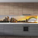 Sticker Art Mutfak Tezgah Arası Folyo Fayans Kaplama Folyosu Sidney Limanı 60x300 CM