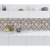 Sticker Art Mutfak Tezgah Arası Folyo Fayans Kaplama Folyosu Türk Osmanlı Motif 1 60x300 CM