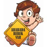 Sticker Atölyesi Arabada Bebek Var Sticker - 21019 - 20 x 17 cm - Renkli