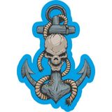 Sticker Atölyesi Deniz-Gemi-Tekne-Balık-Çapa-Kurukafa STICKER-20699 - Renkli - 20 x 14 cm