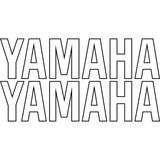 Sticker Atölyesi Yamaha Sticker - 14056 - 3 x 12 cm - Beyaz
