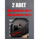 Sticker Dizayn Bayraklı Ad Soyad Kan Grubu Sticker (2 Adet ) - Motosiklet Araba Oto Cam Sticker - 00315 - Kırmızı - 12x1,5 Cm