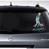 Sticker Dizayn Hologramlı Janjanlı Kocatepe ve Atatürk Imza Sticker 02524 - 40x27 Cm - Çok Renkli