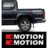 Sticker Dizayn Volkswagen 4 Motion Sticker 2 Adet 00600 - 40x5 Cm - Beyaz