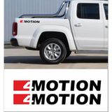 Sticker Dizayn Volkswagen 4 Motion Sticker 2 Adet 00600 - 60x7 Cm - Siyah