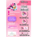 Sticker Ekspres Okul Etiketi Minnie Kalem Defter Etiketi Özel İsim Yazılabilen Etiket 245 Adet