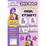 Sticker Ekspres Okul Etiketi Rumi KPop Demon Hunters Kalem Defter Etiketi Özel İsim Yazılabilen Etiket 245 Adet İsim Etiketi