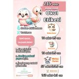 Sticker Ekspres Okul Etiketi Şirin Hayvanlar Temalı Kalem Defter Etiketi Özel İsim Yazılabilen Etiket 245 Adet