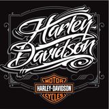 Sticker Fabrikası Harley Davidson Sticker 00326 - Siyah - 9 x 9 cm