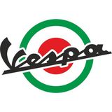 Sticker Fabrikası Vespa Logo Sticker 00399 - 9 x 6 cm - Renkli