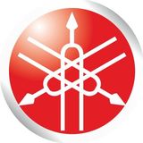 Sticker Fabrikası Yamaha Logo Sticker 00359 - Kırmızı - 11 x 11 cm