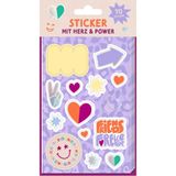 Sticker - Friends Forever: Stickerbögen mit Herz & Power (Alben & Geschenke für Kinder)