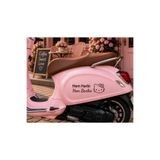 sticker Hem Harbi Hem Barbie | Motosiklet, Scooter, Vespa, Kask ve Araba İçin Vinil Folyo