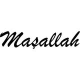 Sticker House Maşallah 10 x 2 cm Araç Oto Laptop Duvar İçin Sticker