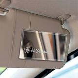 Sticker Iyi Ki Varsın 9x2 cm Iyi Ki Varsın Güneşlik Ayna Yazısı Araba-Motosiklet Cam Etiket Hologram - Gri