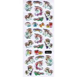 Sticker Kabartmalı Sticker Defter Planlayıcı Etiket (CB577) 16X7 Cm- Müzikal Unicorn