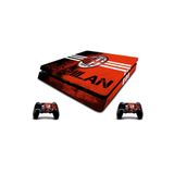 Sticker Market Ps4 Uyumlu Slim Ac Milan Playstation Kaplama Sticker Seti
