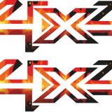Sticker Masters 4x4 Flame Sticker