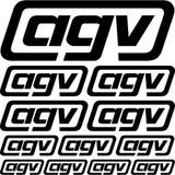 Sticker Masters Agv Sponsor Set Sticker