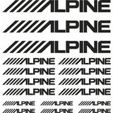 Sticker Masters Alpine Sponsor Set Sticker