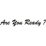 Sticker Masters Are You Ready Sticker