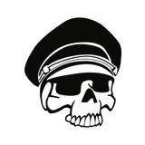Sticker Masters Captain Front Skull Sticker